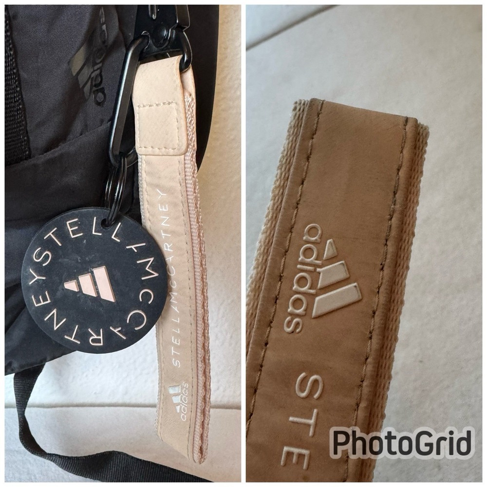 Adidas Stella McCartney Black Backpack Classic Drawstring Athletic Gym Bag - Picture 16 of 16